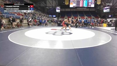 190 lbs Cons. Quarters - Frankie Pieffer, OH vs Braylen Bieber, IA