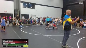 67 lbs Round 1 - Bryant Sloan, Eastside Youth Wrestling vs Colton Leagans, Hard Rock