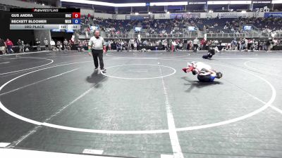 75 lbs 3rd Place - Gus Andra, Maize vs Beckett Bloomer, Wichita Wrestling Club