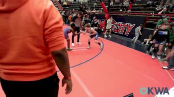 100 lbs Consolation - Kelton Doucet, Kansas Young Guns vs Abdul Robinson, ArkCity Takedown