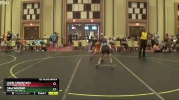 67 lbs Finals (8 Team) - John Tarantino, Elite Wrestling Red vs Sam Winship, Revivial Yellow