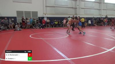 159-167 lbs Round 1 - Shelby Gipson-McDonald, PA vs Abbey Enders, OH