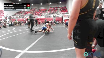 105 lbs Rr Rnd 4 - Knox Yount, Weatherford Youth Wrestling vs Caden Lester, Choctaw Ironman