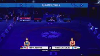 63 kg 1/4 Final - Karen Aslanyan, Armenia vs Ozodbek Khalimboev, Uzbekistan