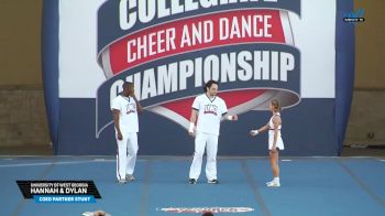 University of West Georgia - Hannah & Dylan [2025 Coed Partner Stunt] 2025 NCA & NDA College Nationals