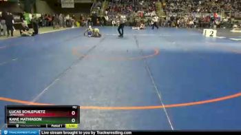 113 lbs Champ. Round 1 - Lucas Schlepuetz, Jamestown vs Kane Mathiason, Fargo Davies