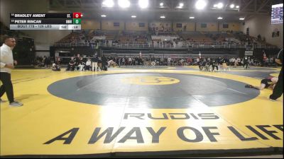 126 lbs Consi Of 8 #2 - Bradley Ament, St. Christopher's School vs Peter Rincan, Nmh