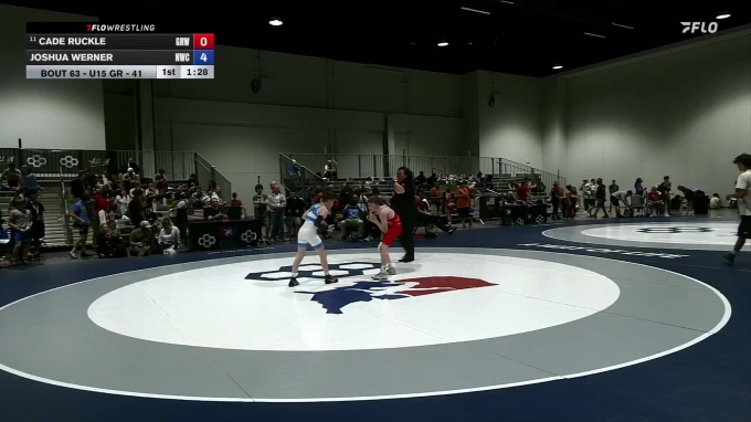 U15 GR - 41 lbs Champ. Round 1 - Cade Ruckle, Gold Rush Wrestling vs ...