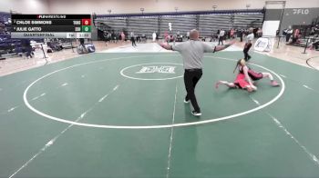 107 lbs Quarterfinal - Chloe Simmons, Tunstall vs Julie Gatto, Stafford Senior High