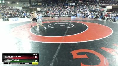 4A 144 lbs 1st Place Match - Stone Hartford, South Kitsap vs Jordan Tobias, Chiawana