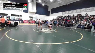 140 lbs Quarterfinal - Breanna Beltran, La Quinta/La Quinta vs Yanni Sanchez, Santa Ana