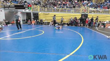 37 lbs Consolation - Grady James, Jacket Wrestling Club vs Lane Gregory, Harrah