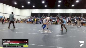 150 lbs Cons. Round 2 - Jay Mills, Tribe Wrestling Club vs Brayden Becker-Shaw, Berlin Bears