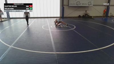 138 lbs Rr Rnd 1 - Clayton Miller, TNWC White vs Nolan King, Guardians Of The Great Lakes