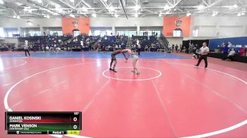 157 lbs Cons. Round 3 - Daniel Kosinski, Scranton vs Mark Venson, Centenary (NJ)