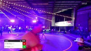 80 lbs 5th Place - Addyson Harding, Hays Wrestling Club vs Breea Florez, Hurricane Wrestling Acadmey