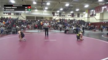 100 lbs Round 1 - Hannah Weets, Vinton-Shellsburg vs Jayd Olson, Janesville