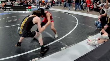 80 lbs Quarterfinal - Tom Vu, Burlington vs John Fox, Fredonia