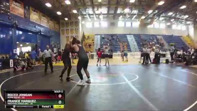 220 lbs Round 2 (8 Team) - Frankie Marquez, Westside Wrestling vs Rocco Jonigan, Bomb Squad