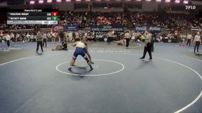 D 1 157 lbs Quarterfinal - Wyatt Mire, Jesuit vs Kolton West, Live Oak