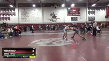 170 lbs Semifinal - Cody Kimball, Cimarron Memorial vs Sunni Motas, Rancho Bernardo