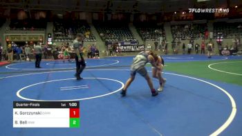 130 lbs Quarterfinal - Kage Gorczynski, Dark Cloud Wrestling Club vs Brendan Bell, RAW