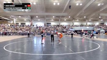 A 132 lbs Cons. Round 1 - Josh Huskey, Pigeon Forge High School vs Jakeyese Rutherford, Liberty Creek High School
