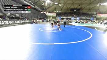 Girls 2A 125 lbs Champ. Round 1 - Elaine Williams, Clarkston (Girls) vs Yaretzi Nava Gonzalez, Lynden (Girls)