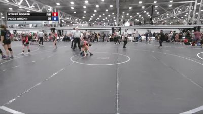 70 lbs Round 5 (6 Team) - Kynlee Boozer, PA West Yellow vs Paige Wright, Central Pennies Power