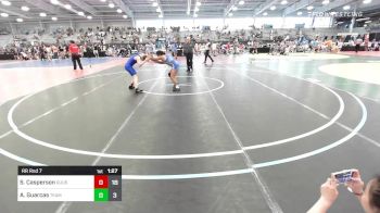 126 lbs Rr Rnd 7 - Seani Casperson, Ground Up USA Divas vs Anjelica Guarcas, Team Rhode Island