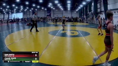 80 lbs Rd# 10- 4:00pm Saturday Final Pool - Sam Smith, Iowa Black vs Chase Davis, Rebellion