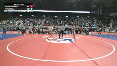 3A-157 lbs Cons. Round 2 - Kaleb Hill, Cody vs Joseph Espinoza, Worland