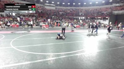 70 lbs Cons. Round 5 - Easton Skewes, Union Grove Wrestling Club vs Mason Fuchs, Merrill
