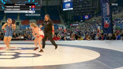 120 lbs Cons. Rd Of 32 - Ramona Reinitz, WA vs Noemi Cordero, CA