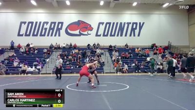 165 lbs Cons. Round 3 - Carlos Martinez, Simpson (Calif.) vs Sam Aiken, Southern Oregon