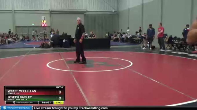 126 lbs Round 3 (8 Team) - Carter Taylor, Texas B vs Damon Landreth ...