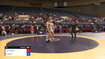 97 lbs Quarterfinal - Josef Rau, Titan Mercury Wrestling Club (TMWC) vs MacAron Kukowski, Minnesota Storm