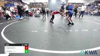 85 lbs Semifinal - Knari Spotwood, Del City Little League vs Zydyn Clymer, Team Guthrie Wrestling