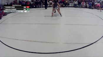 155 lbs Cons. Round 3 - Ashlyn Forbes, Plainview Pirates vs Thamee Hser, Lincoln High Girls