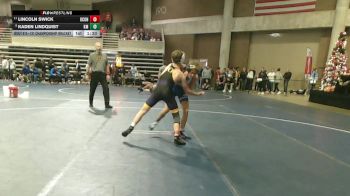 121 Championship Bracket Cons. Semi - Lincoln Swick, Oconomowoc vs Kaden Lindquist, Kasson-Mantorville