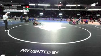 Girls 110 lbs Champ. Round 1 - Athena Kusander, Washington (Girls) vs Kailey Balajadia, Bremerton (Girls)