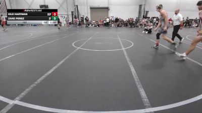 157 lbs Round 5 (6 Team) - Zake Perez, Sly Fox vs Kile Hartman, BC Predators