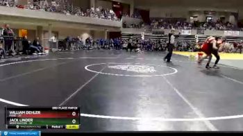 115 lbs Finals (8 Team) - William Dehler, Pierz vs Jack Linder, Worthington