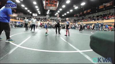 67 lbs Consi Of 16 #2 - Camden Cloyd, Noble Takedown Club vs Zeke Taylor, Team Guthrie Wrestling