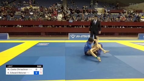 Miguel Costa Chrischner vs Kaleb Edward Reisner 2024 Pan IBJJF Jiu-Jitsu No-Gi Championship