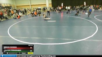 67 lbs Cons. Round 3 - Colton Steingraber, WI vs Brison Romero, CO