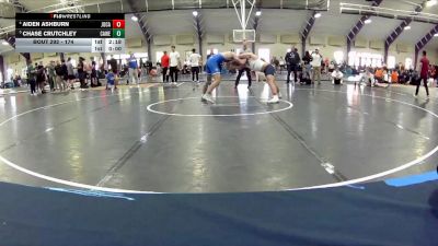 174 lbs Quarterfinal - Chase Crutchley, Case Western vs Aiden Ashburn, John Carroll