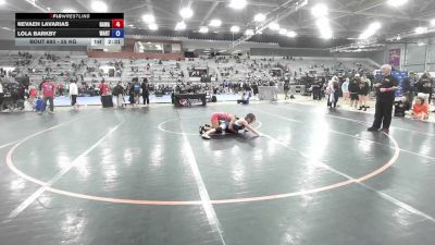 55 kg Cons. Rd Of 16 - Nevaeh Lavarias, Hawaii vs Lola Barkby, Warrior RTC