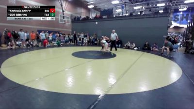 138 lbs Semifinal - Charlee Knapp, Middleton Wrestling Club vs Zoe Grishko, Team Real Life Wrestling