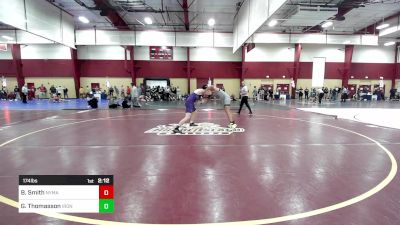 174 lbs Quarterfinal - Benjamin Smith, New York Military vs GABRIEL Thomasson, Iron Faith Wrestling